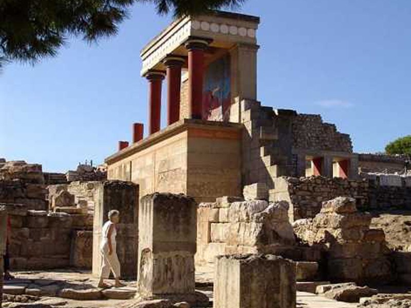 The royal palace of Knossos