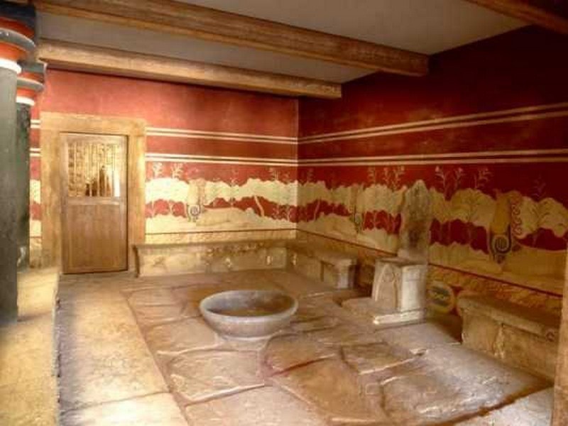 The throne of the king, Knossos