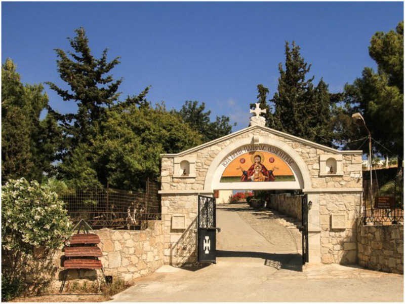 Entrance of Monastery Odigitrias, South Crete
