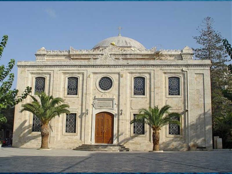 Agios Titos Church in the centre of Heraklion, Crete