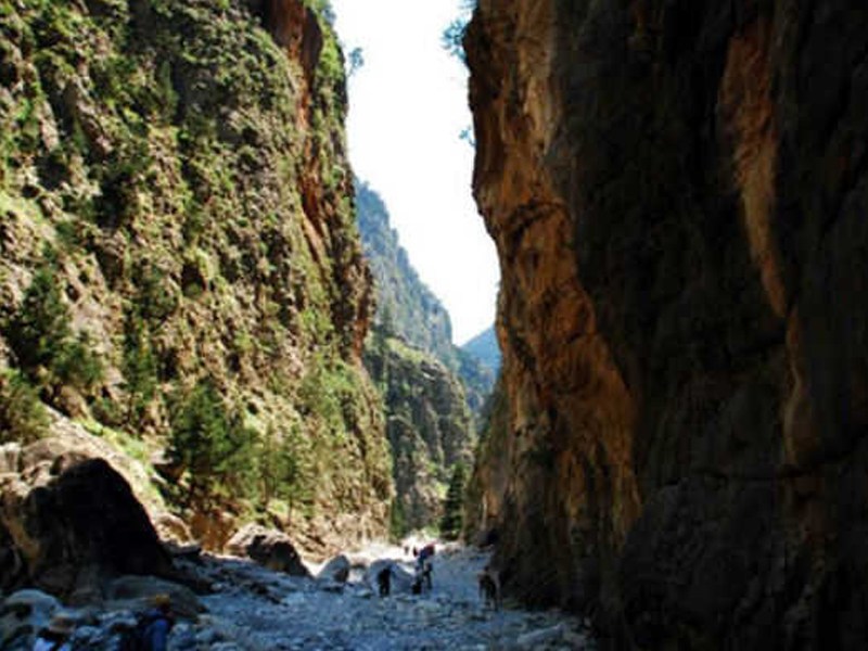 Interior of Samaria's Gorge