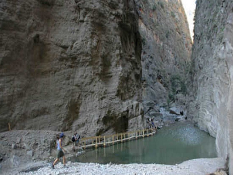 Interior of Samaria's Gorge