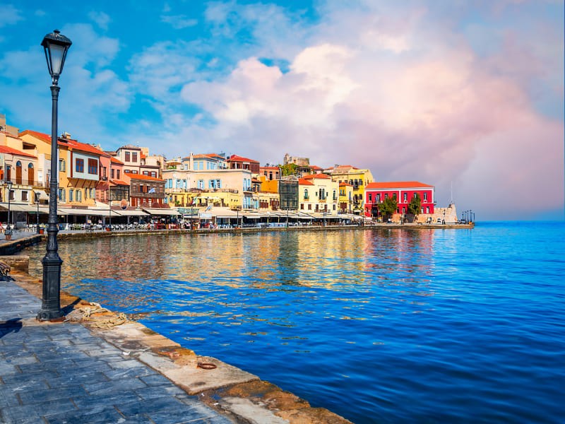 Venetian Port of Chania,West Crete