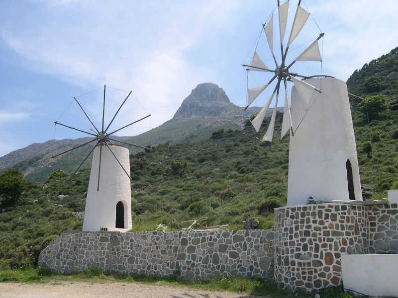 Windmills at Lassithi, Crete